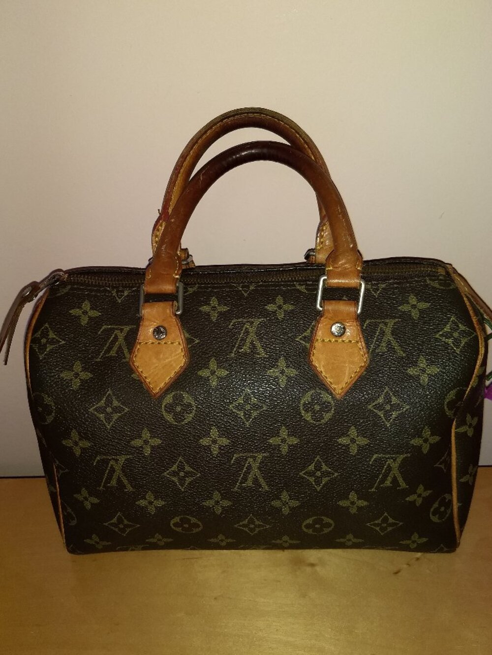 Louis Vuitton Monogram M41528 Brown Canvas France Vintage Bag. - Picture 2 of 15